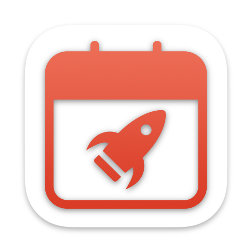 Rocket Calendar Icon